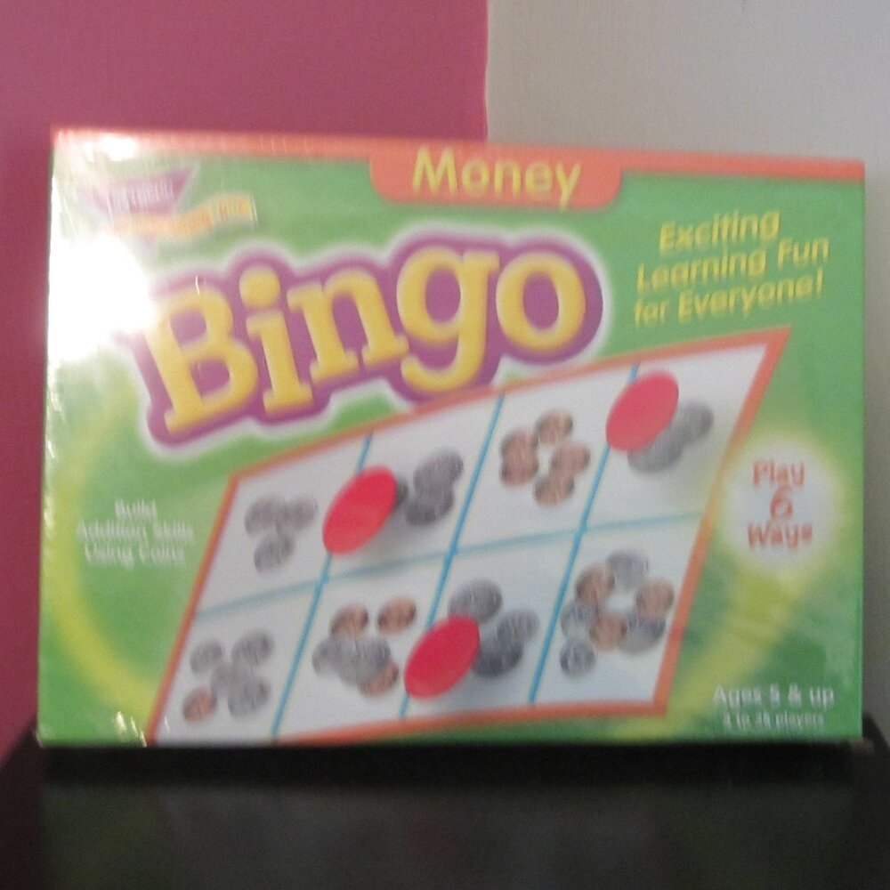 NWT/Money Bingo Game ~ Age 5+ ~ BRAND NEW, SEALED!
